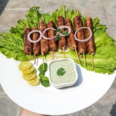 Chicken Seekh Kababs😍😋 A picture of Chicken Seekh Kababs😍😋.