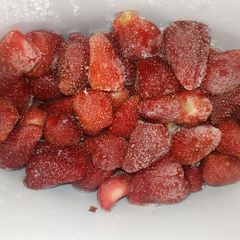 Frozen strawberries A picture of Frozen strawberries.