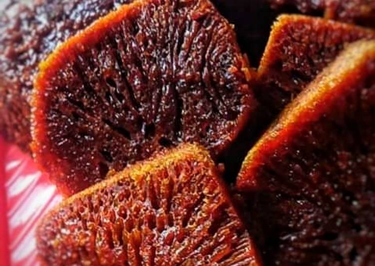 Bolu Caramel (Cake Sarang semut)