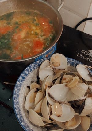 Hình của món Canh chua ngao.
