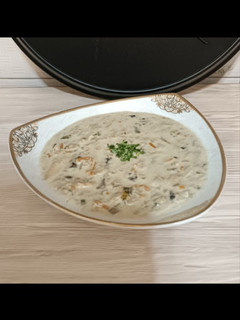 عکسی از دستور سوپ شیر و قارچ