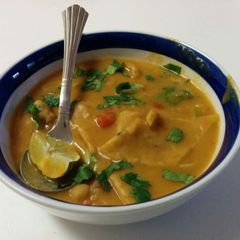 A picture of Dal Dhokli.