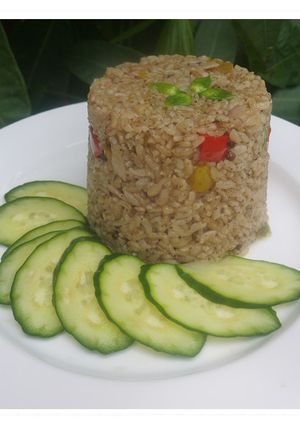 香椿炸醬炊飯 的食譜成品照片
