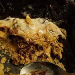 A picture of Microwave Peanut Butter cookie.
