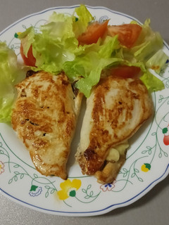 Una foto de San jacobos de Pollo a la plancha