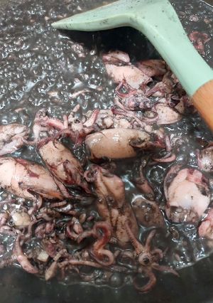 Foto resep [ 43 ] Tumis Cumi Hitam Manis