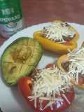 Pimientos rellenos de carne