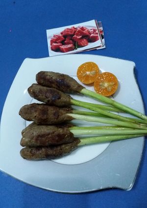 Foto resep Sate lilit daging giling😙