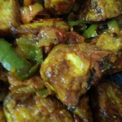 A picture of Dry Egg Manchurian.