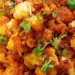 A picture of Bread poha.