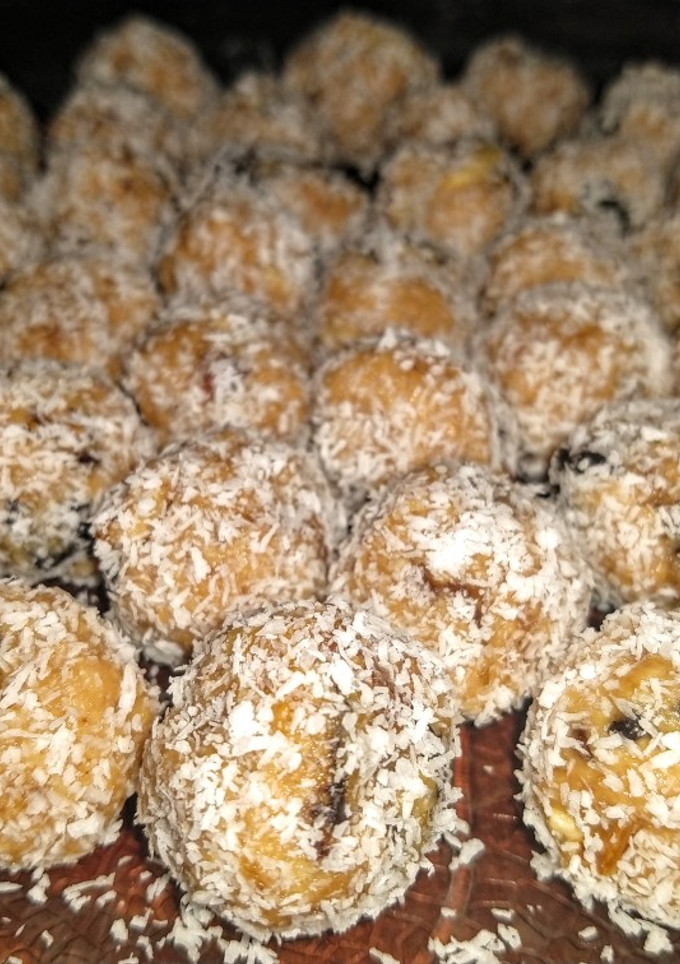 Una foto de Bolitas de tigre, bocaditos dulces veganos