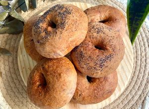 Foto principal de Bagels de arándanos en Airfryer