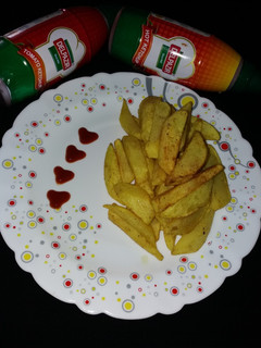 عکسی از دستور رست سیب زمینی خوشمزه🍟