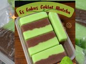 Gambar es matcha santan