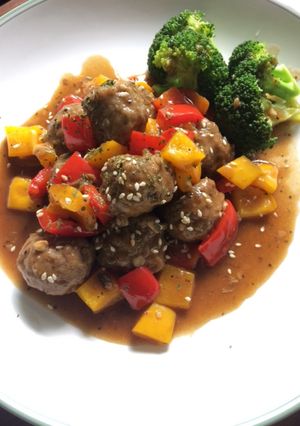 Foto resep Bola Daging Saus Jamur 🍄