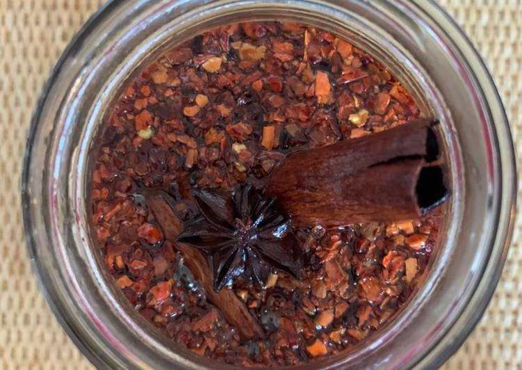 Homemade authentic chilli oil