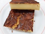 Una foto de tarta de quesitos horno