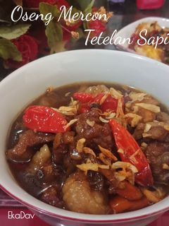 Foto resep Oseng mercon tetelan sapi
