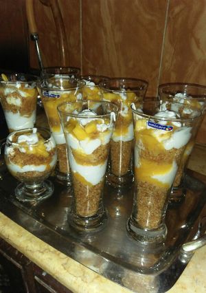 صورة لوصفة احلى كنافة بالمانجو 😋