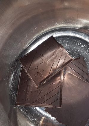Una foto de Chocolate derretido