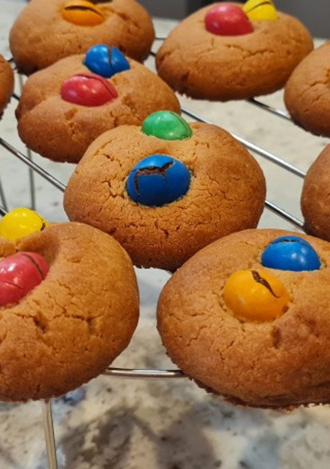 Una foto de Galletas M&M