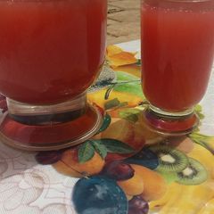 Watermelon juice A picture of Watermelon juice.