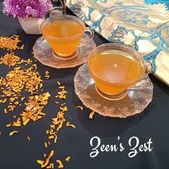 A picture of Sun Dried Raw Turmeric Tea.