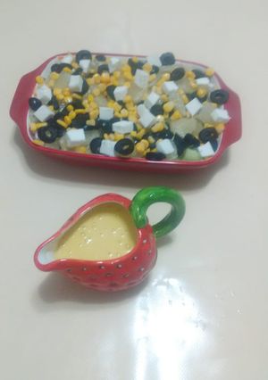 صورة لوصفة سلطه بوملي 😋😋😋