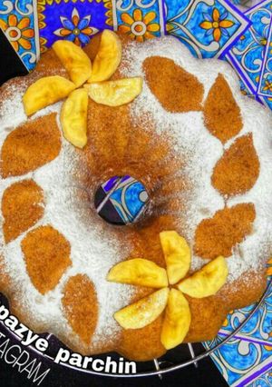 عکسی از دستور کیک موز و کاکائو بدون فر 🌸