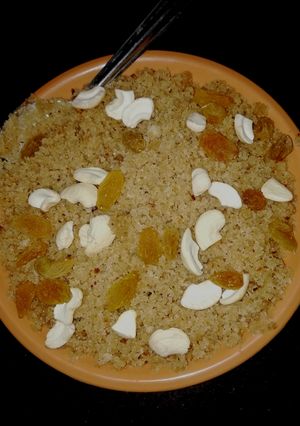A picture of Leftover paratha Churma.