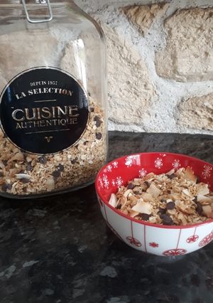 Une photo de Granola coco chocolat
