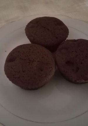 Csokis-meggyes muffin recept fotója