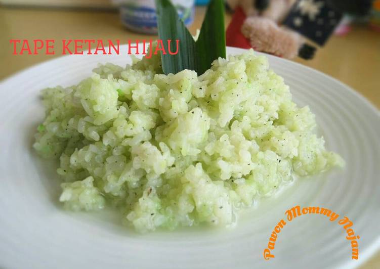 Resep Tape Ketan Hijau Anti Gagal