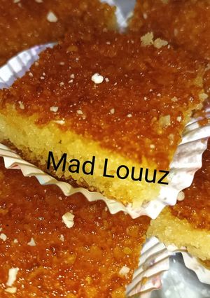 صورة لوصفة بسبوسة بذوق الليمون 🍋🍋🍋🍋
