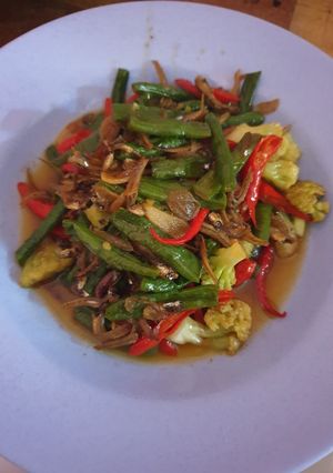 Foto resep Tumis kacang panjang teri