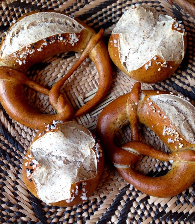 A picture of Sourdough Lye Pretzels.