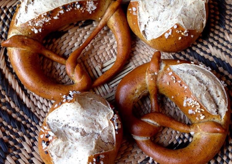 Sourdough Lye Pretzels