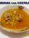 Verdinas con costillas