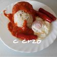 Arroz, huevos y chistorra
