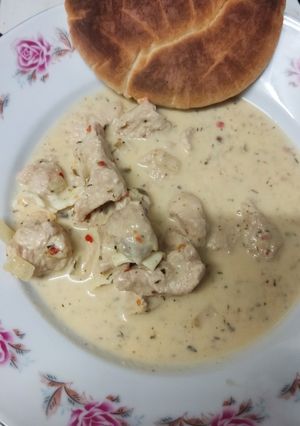 Sok sajtos - tejszínes pulykamell recept fotója