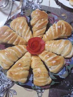 صورة لوصفة فطائر بالتونة