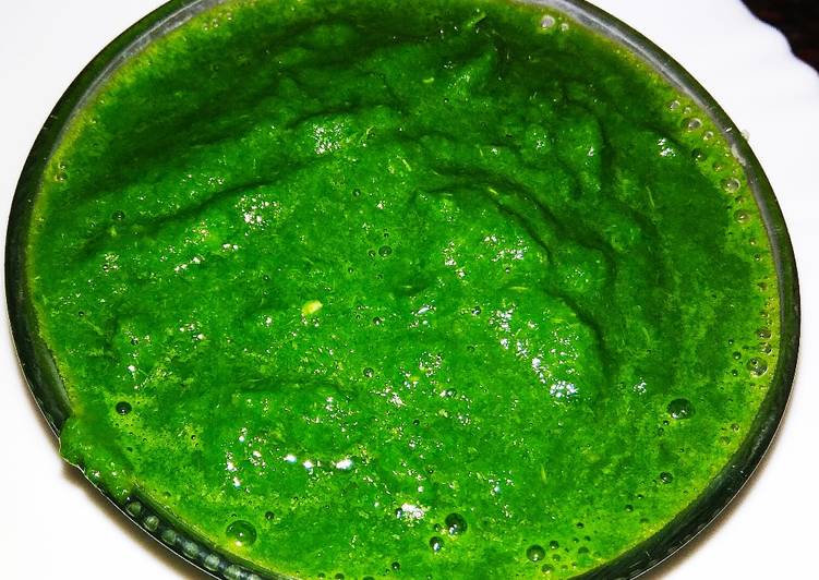 Recipe of Super Quick Homemade Radish and coriander leaves chutney