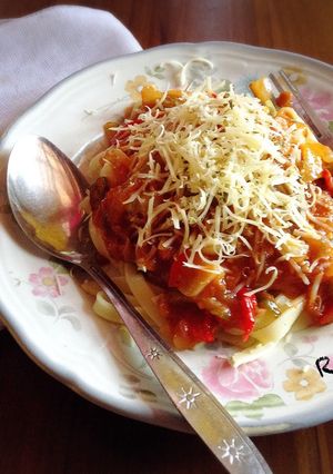 Foto resep Pettucini pedas saos bolognese