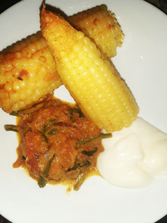 A picture of Boiled maize.