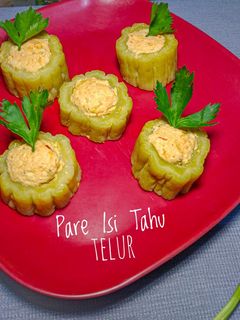 Foto resep Pare Isi Tahu Telur