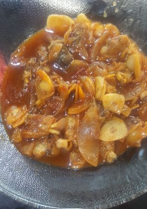 Foto resep Kerang Kedimol (kedimul) Kupas Saus Teriyaki