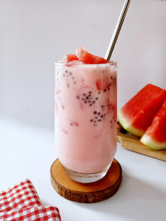 Foto resep Es Susu Semangka