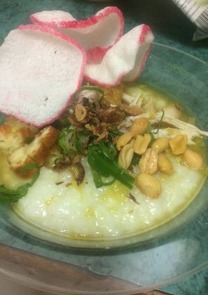 Foto resep Bubur ayam kuah kuning