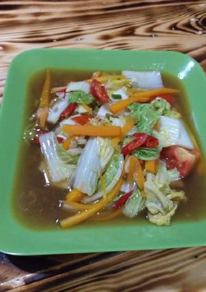 Foto resep Tumis sawi wortel super simple