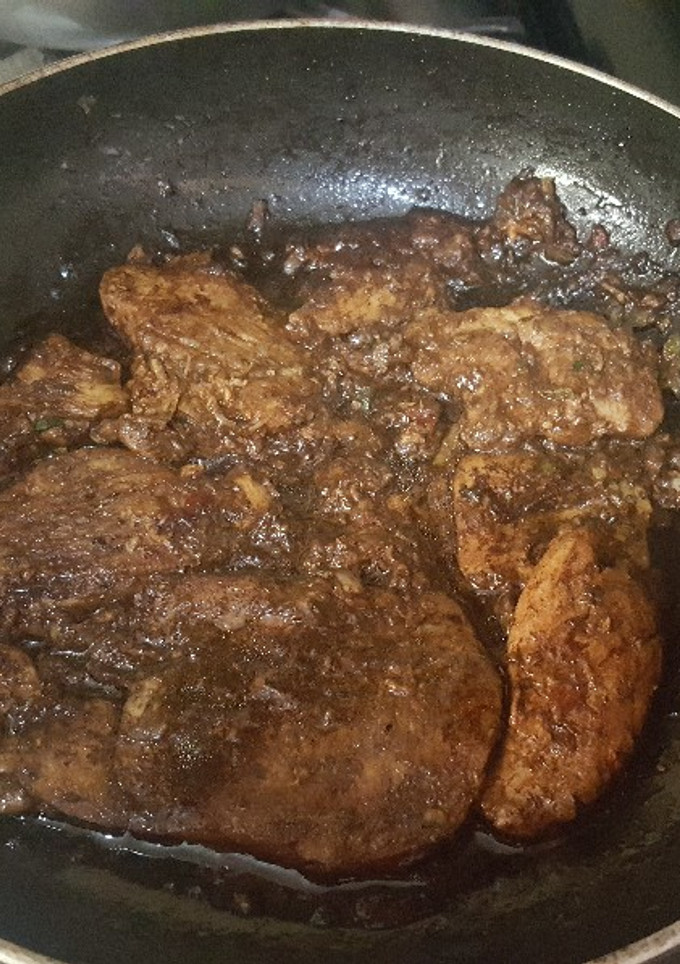 Una foto de Pechugas de pollo en salsa china